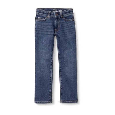 Imagen de Amazon Essentials Vaqueros estándar de Corte Recto Niño, Lavado Medio, 9 años Grande