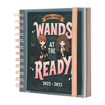 Imagen de Agenda 2022 2023 Harry Potter escolar dia por página desde agosto de a junio │Vuelta al cole material Licencia oficial