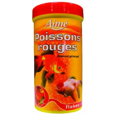 Imagen de Aimé Comida Peces Agua Fria Para de Colores Alimento Completo a base Nutrientes Esenciales Cereales y Extractos Proteínas Vegetales 50 g 250 ml Vivos Acuario