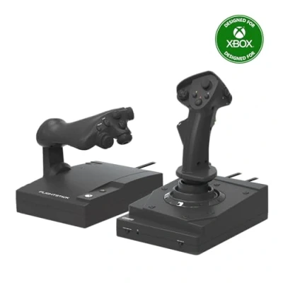 Imagen de Hori HOTAS Flight Stick Designed for Xbox Series XS, One and PC Officially Licensed by Microsoft