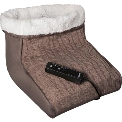 Imagen de Beurer FWM 45 Calientapiés eléctrico con función de masaje, calor y relajación para pies estresados; suave forro peluche