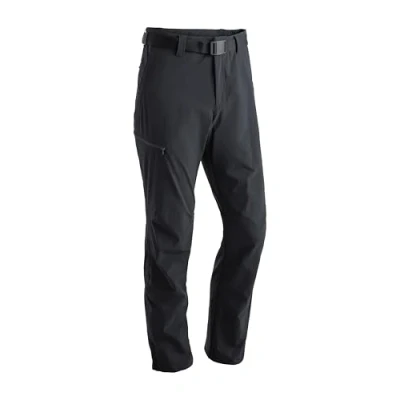 Imagen de Maier Sports Nil Pantalones para Hombre, tamaño 48 UK, Color Negro