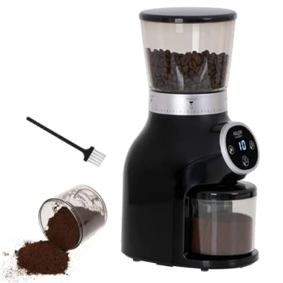 Imagen de ADLER AD4450 Molinillo Café Profesional, Sistema de Muelas Acero, 31 Ajustes Molienda, 90 g/min para Todo Tipo Cafeteras, Temporizador, Depósito 300 g, 300W