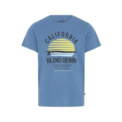 Imagen de Blend Califo Camiseta estampada, Hombre, Talla: Large, Federal blue