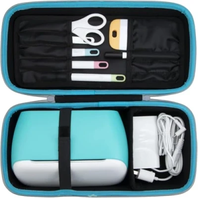 Imagen de Aenllosi Funda rígida de transporte resistente para Cricut 2007992 Joy Machine (solo funda), gris, Bolsa viaje