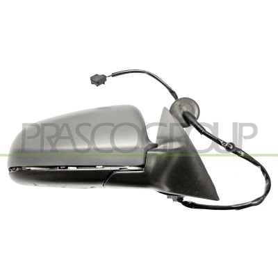 Imagen de Espejo retrovisor Prasco Premium AD0347343P derecha imprimado eléctrico calefactable, convexo, con iluminación ambiental, no tintado