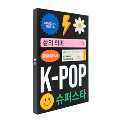 Imagen de Grupo Erik Cuaderno premium K pop Superstars A5 cuadriculado Kawaii Bloc de notas Libreta hojas blancas pequeño