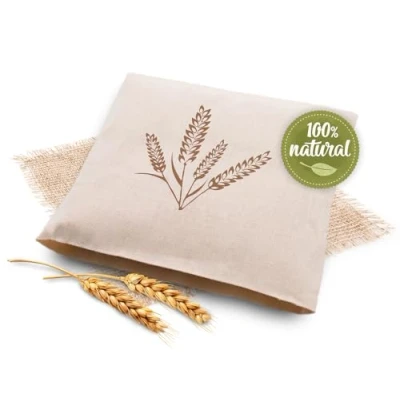 Imagen de ZOLLNER Saco Semillas Microondas, Bolsa de Almohadas termicas lavables 21x21 cm, retención calor y frio