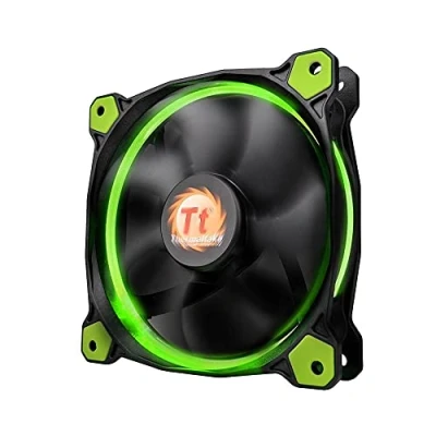 Imagen de Thermaltake Riing 14 LED Ventilador de 140 mm, Color Verde