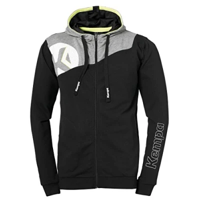 Imagen de Kempa Core 2.0 Hood Chaqueta, Hombre, Negro/Gris Oscuro Mezcla, 116