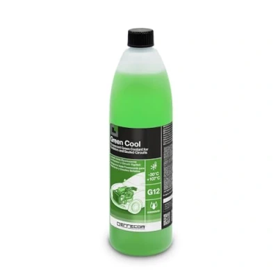 Imagen de ERRECOM Green Cool, Líquido Verde Concentrado para Radiadores, anticongelante G12 con Paquete inhibidor de Base orgánica Oat, 1 Litro