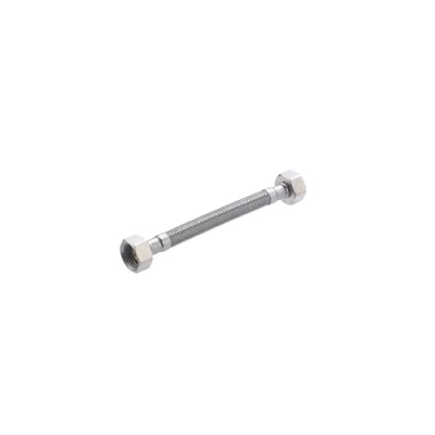 Imagen de Flexible de acero inoxidable hembra 3/8 Paso interior 8 mm Longitud 15 cm Conexión resistente y duradera Ideal para fontanería sistemas agua Fácil instalación QUICK PLOMBERIE