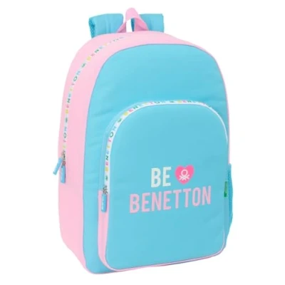Imagen de Safta BENETTON UNIQUE Mochila Escolar, Adaptable a Carro, Ideal para Niños de Diferentes Edades, Cómoda y Versátil, Calidad Resistencia