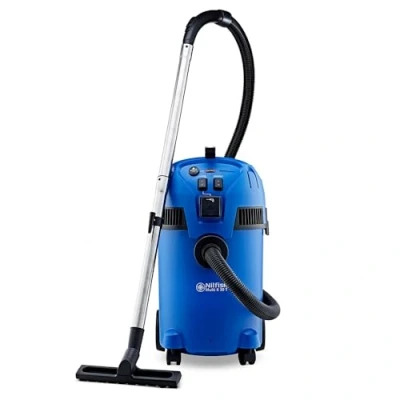Imagen de Nilfisk Multi II 30L T Aspirador de Agua y Polvo Potente Aspiradora Sólidos Liquidos en Seco Húmedo Succión Soplado para Exterior e Interior (1400 W)