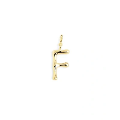 Imagen de Singularu Letter XL Colgante, Mujer, Talla: One Size, Letra f oro