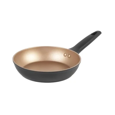 Imagen de Russell Hobbs RH01665BEU7 Opulence Sartén antiadherente de inducción, 7 veces más resistente, apta para lavavajillas, sin PFOA, negro y dorado, 20 cm