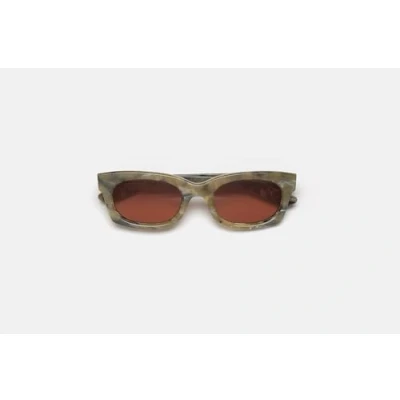 Imagen de Retrosuperfuture Unisex ON5 Ambos Roccia Gafas de sol Acetato Verde Marrón Cuadrada Normal