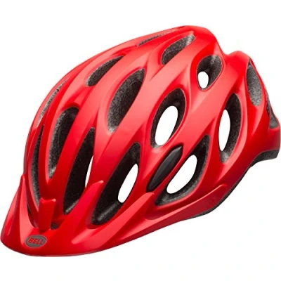 Imagen de Bell Rastreador Casco de Ciclismo, Unisex, Rojo Mate, Unisize (54 61 cm)
