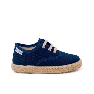 Imagen de Pisamonas Alpargatas para niños, Talla: 22, Azul Zapatos