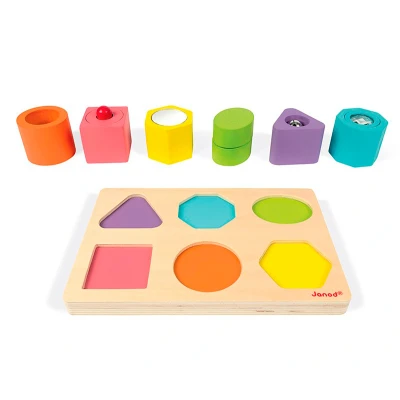 Imagen de Puzzle Encajable Con Figuras Sensoriales