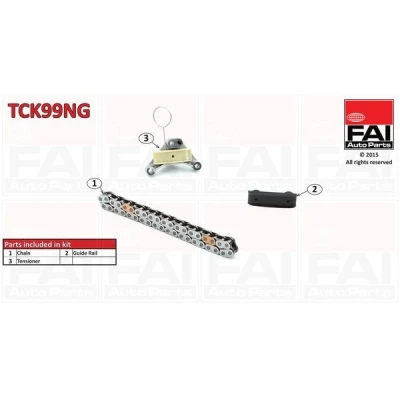 Imagen de FAI AutoParts TCK99NG Juego de Cadena distribución sin juntas, ruedas dentadas Símplex, pasadores PEUGEOT: 308 I Hatchback, SW