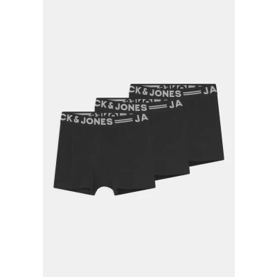 Imagen de Jack &amp; Jones Junior Sense Trunks JR 3 PACK Culotte para niños, Talla: 128, Black