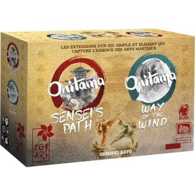 Imagen de Asmodee Igiari Onitama Extension Sensei&#039;s Path + Way of The Wind Juegos de Mesa Estrategia a Partir 14 años Juego para 2 Jugadores Versión Francesa