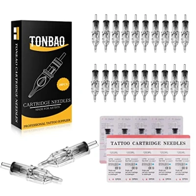 Imagen de cartucho RL TONBAO 20 piezas 1203RL desechables con forro redondo…