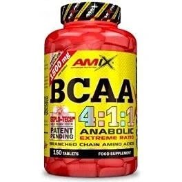 Imagen de AMIX Suplemento Alimenticio BCAA Instantized 4:1:1 en 150 Tabletas Ayuda a Eludir el Catabolismo Muscular Estimula la Recuperación Favorece Síntesis Proteica