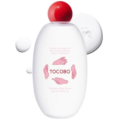 Imagen de TOCOBO Toner Vita Berry Pore 5.07 fl.oz / 150ml, tónico facial de vitamina, para apretar el poro, la piel grasa y combinada