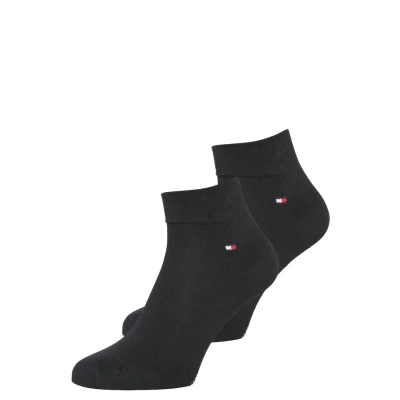 Imagen de Tommy Hilfiger MEN Quarter 2 PACK Calcetines, Hombre, Talla: 43 46, Black