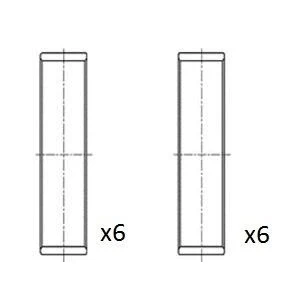 Imagen de Cojinete de cabeza la biela FAI AutoParts BB2078 STD