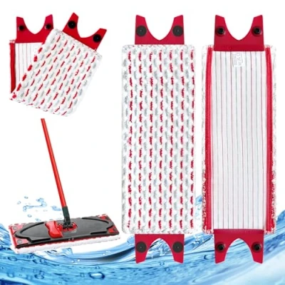 Imagen de 3 Piezas Funda de Repuesto para Mopa Vileda UltraMax, Microfibra 2en1 Recambio fregona microfibras apto,UltraMax Plus and Easy Wring UltraMax mops
