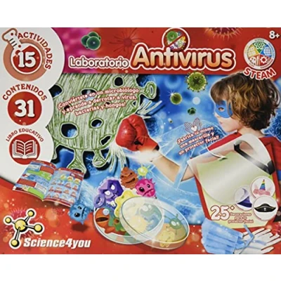 Imagen de Science4you Science4you, Laboratorio Antivirus, Juego para 8+ años, Serie &#039;Science&#039;, Multicolor (SY 80002818)