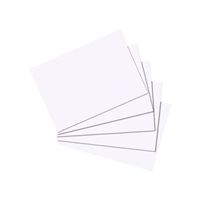 Imagen de Herlitz 10621449 Fichas (A7, Paquete de 100), blanco