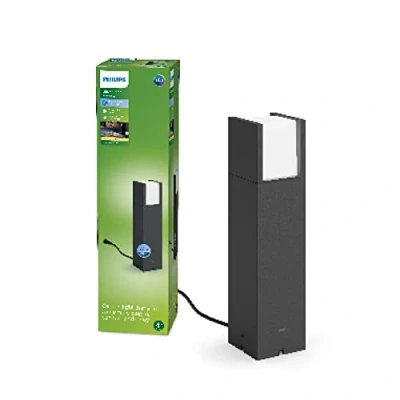 Imagen de Philips Pedestal de exterior Arbour, 6W, Luz Cálida 2700k, protección IP44, compatible con sistema GardenLink