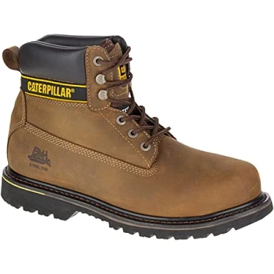 Imagen de Cat Holton St S3 Botas cortas para hombre, color Marrón (Dark Brown), talla 46 EU
