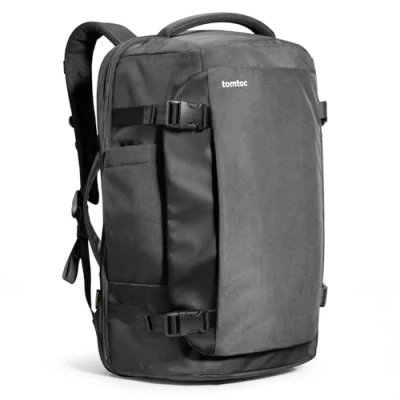 Imagen de tomtoc 40L Mochila de Viaje, TSA Friendly Equipaje Mano, Aprobado para el Vuelo Embarque 15,6 17&quot; del Laptop, Resistente al Agua Mochila, Regalos Hombre Mujer