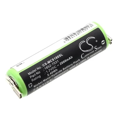 Imagen de TECHTEK baterías Compatible con [Moser] Easy Style 1881, ChroMini 1591, 1591B, 1591Q, sustituye [Wella] Eco XS Profi, Profi XS, Tonde S, Xpert HS50 FBA