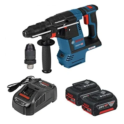 Imagen de Bosch Professional GBH 18V 26 F Martillo perforador a batería (18V, 2,6 J, Ø máx. mm, SDS plus + cilíndrico, 2 baterías 6.0 Ah ProCORE, en L BOXX)