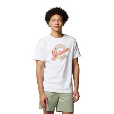 Imagen de Columbia Rapid RIDGE Graphic TEE Camiseta estampada, Hombre, Talla: Medium, White