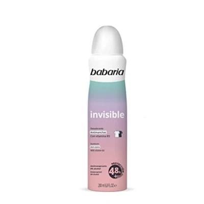 Imagen de Babaria Desodorante invisible antimanchas 0% alcohol Antitranspirante 200ml