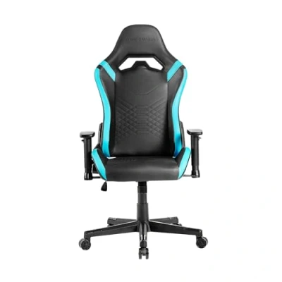Imagen de Mars Gaming MGC PRO, Silla Profesional, Acabado Cuero PU, Reposabrazos 2D y Respaldo Reclinable 135, Cojines Lumbar Cervical Soft Touch, Ruedas XL Pistón Gas Clase 4, Azul