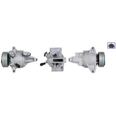 Imagen de LUCAS ACP01241 Compresor de Aire Acondicionado PAG 100 YF R134a, R1234yf DACIA: SANDERO 2, LOGAN MCV 2