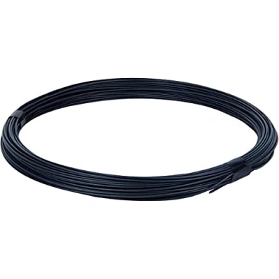 Imagen de Alberts 530365 alambre tensor, Galvanizado, con recubrimiento plástico antracita, Ø del 3,8 mm, Longitud 55 m
