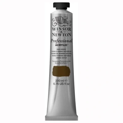 Imagen de Winsor &amp; Newton Professional Pintura acrílica, tubo 200 ml, color tierra de sombra natural