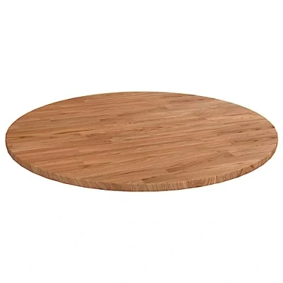Imagen de vidaXL Tablero de Mesa Redonda Escritorio Superficie Salón Cocina Comedor Oficina Auxiliar Consola Centro Madera Roble Marrón Claro