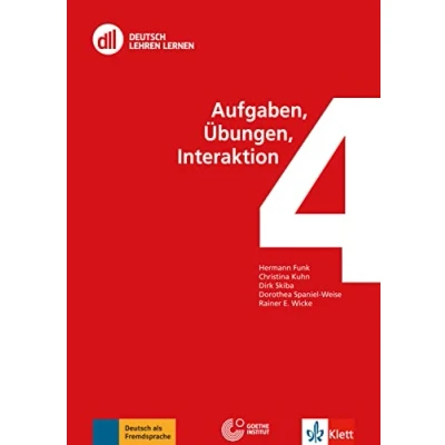 Imagen de DLL 4 AUFGABEN, UBUNGEN, INTERAKTION, LIBRO: Buch mit Video DVD (SIN COLECCION)