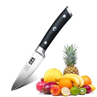 Imagen de SHAN ZU Cuchillo para Fruta y de Oficina Pelar Cocina Acero Inoxidable 9,5 cm Classic Serie