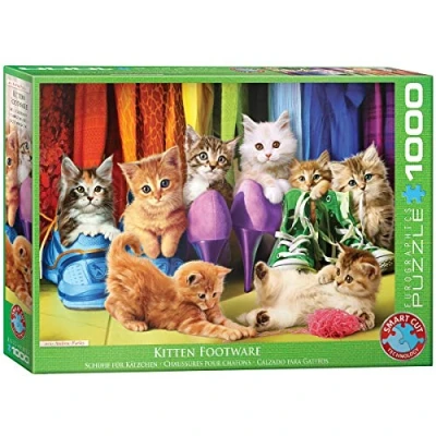 Imagen de EuroGraphics Kitten Pride, Orgullo Puzzle (1000 Piezas), diseño de Gatito, Multicolor, 48 x 68 cm (6000 5543)